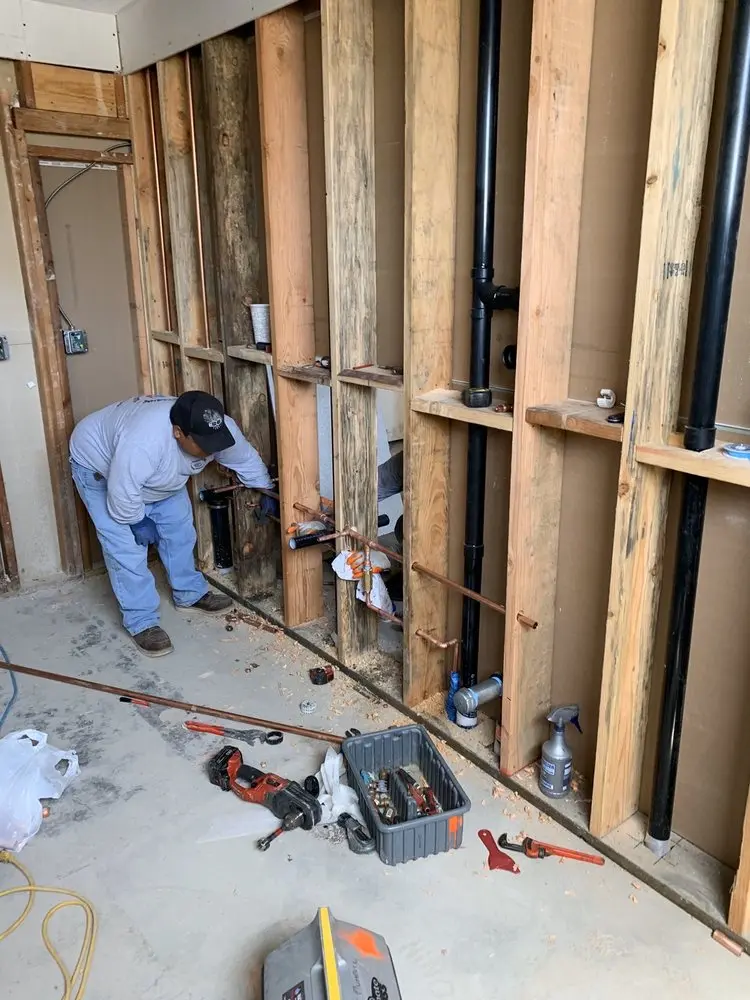 Commercial rough-in plumbing for Gas Line Repair in Tredyffrin